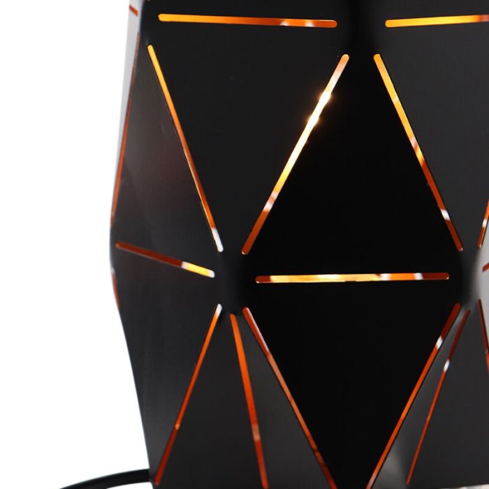 Modern bordlampe guld, Sivar, med brytare