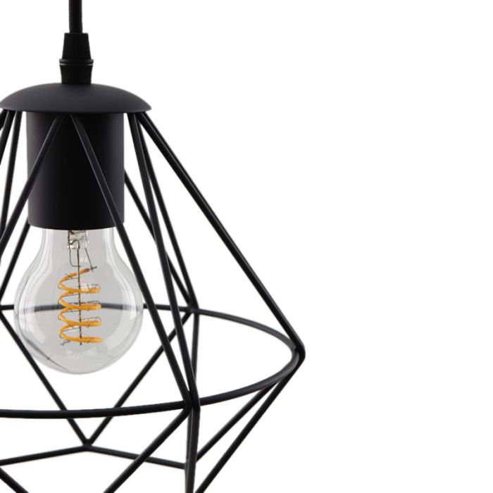 Industri pendler lampe sort, Jochem