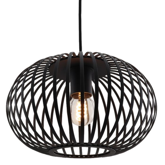 Industri pendler lampe sort, Lieve