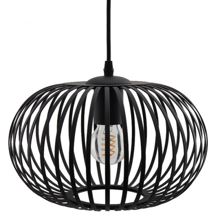 Industri pendler lampe sort, Lieve