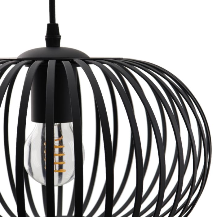 Industri pendler lampe sort, Lieve