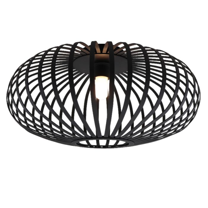 Industri loftlampe badeværelse sort, Lieve, IP44