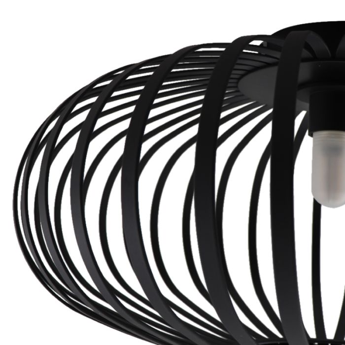 Industri loftlampe badeværelse sort, Lieve, IP44