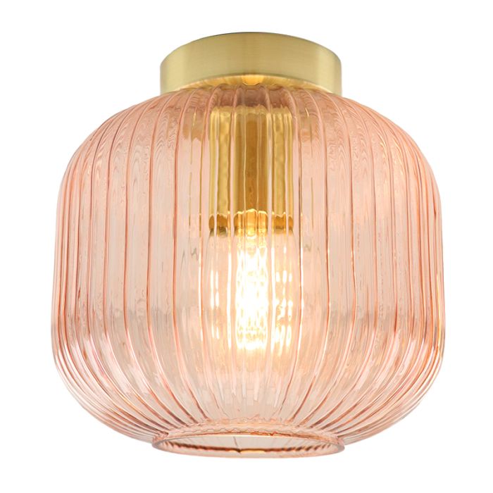Retro loftlampe lyserød, Charlois