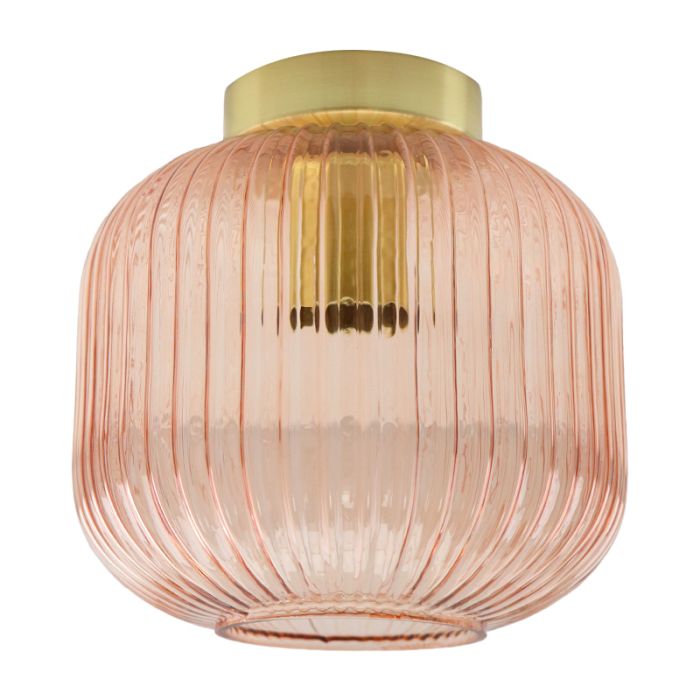Retro loftlampe lyserød, Charlois