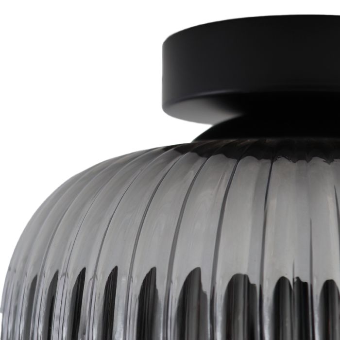 Retro loftlampe grå, Charlois