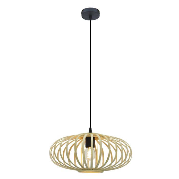 Bambus pendler lampe brun, Lieve