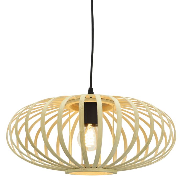 Bambus pendler lampe brun, Lieve