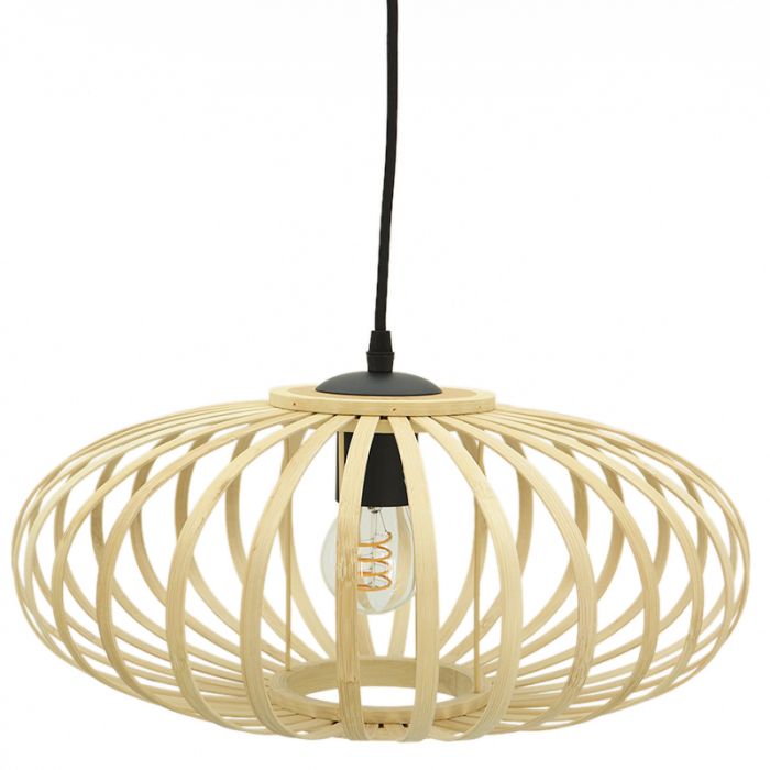 Bambus pendler lampe brun, Lieve