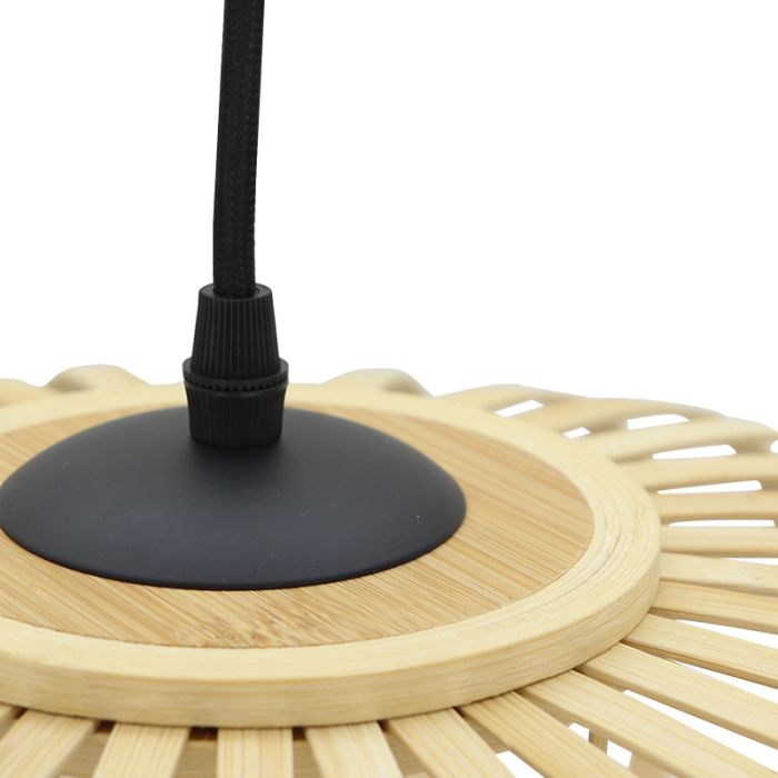 Bambus pendler lampe brun, Lieve