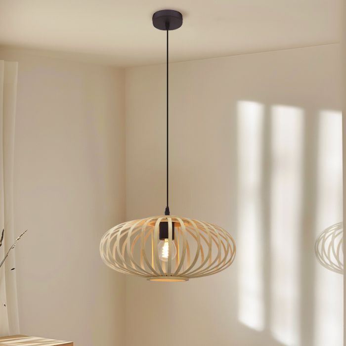 Bambus pendler lampe brun, Lieve