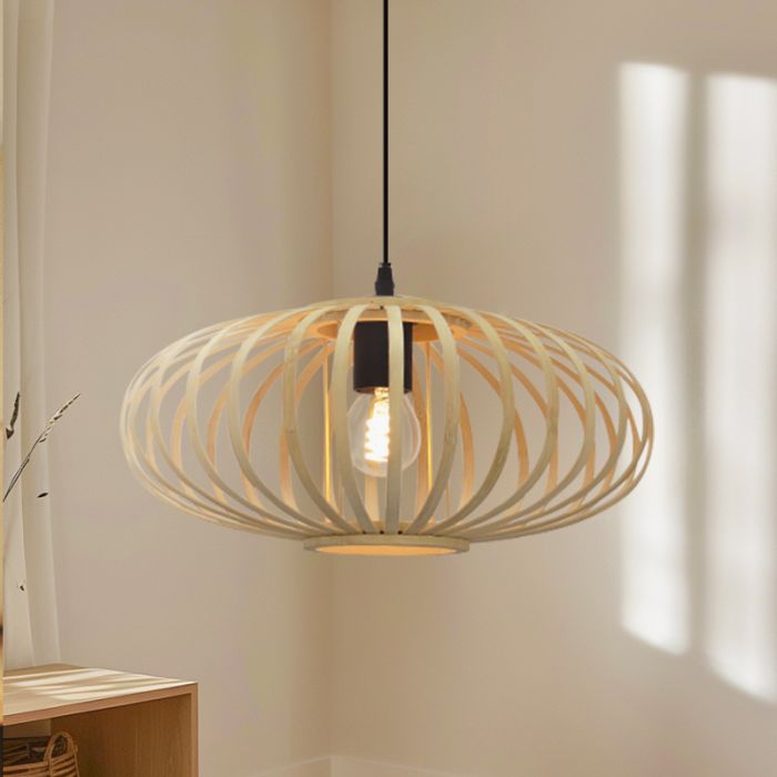 Bambus pendler lampe brun, Lieve