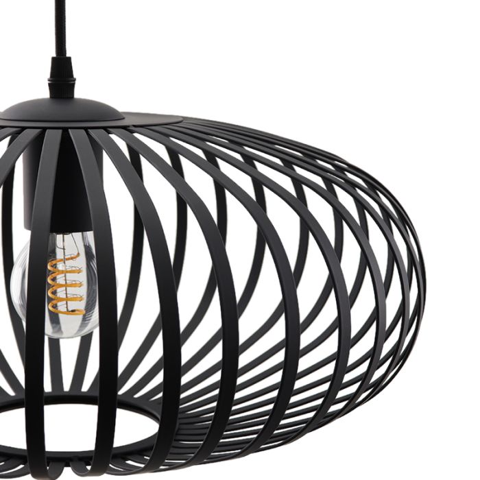 Industri pendler lampe sort, Lieve