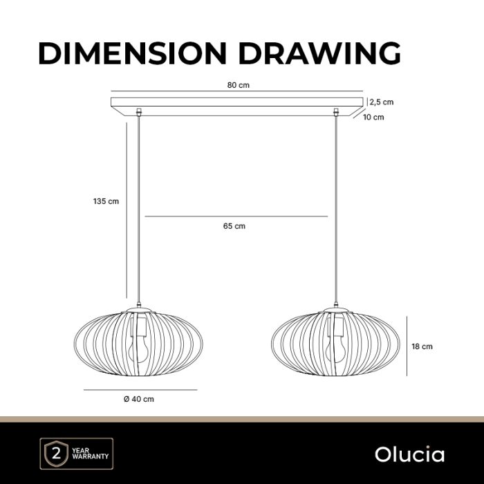Industri pendler lampe sort, Lieve