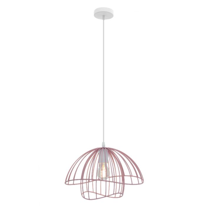 Modern pendler lampe lyserød, Jolien