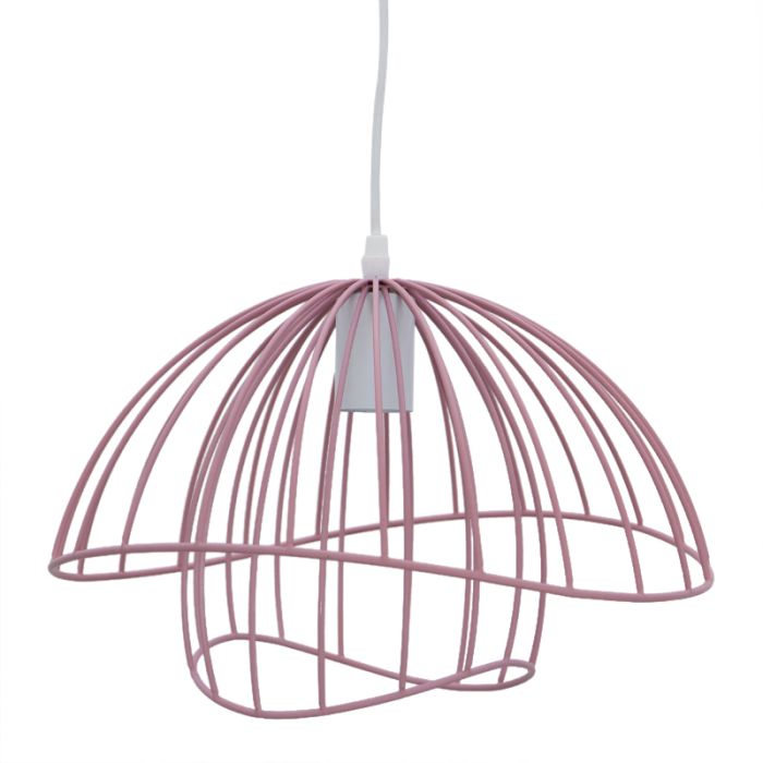 Modern pendler lampe lyserød, Jolien