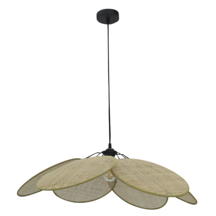 Rattan pendler lampe brun, Rowen