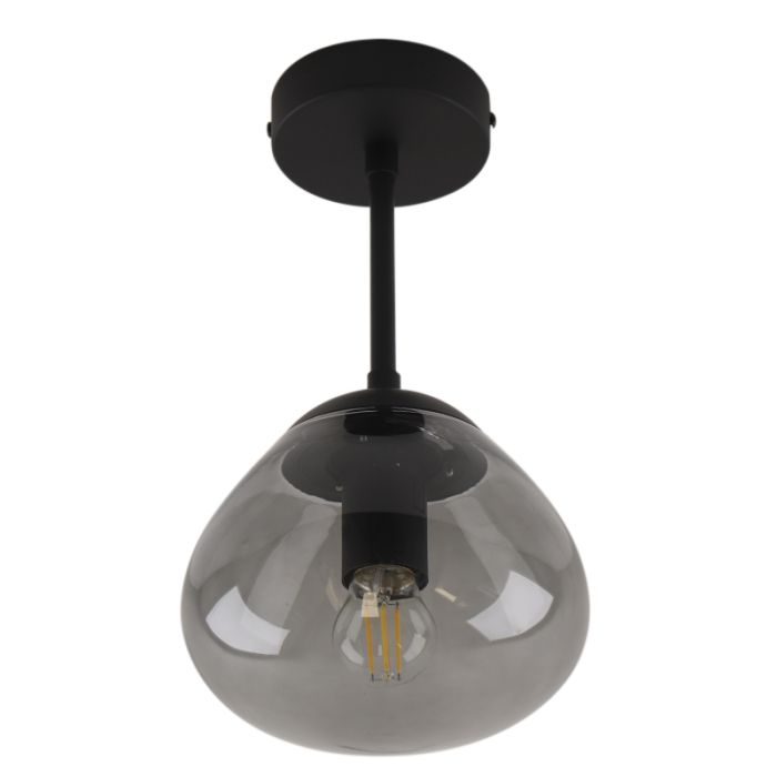Design loftlampe grå, Sedef