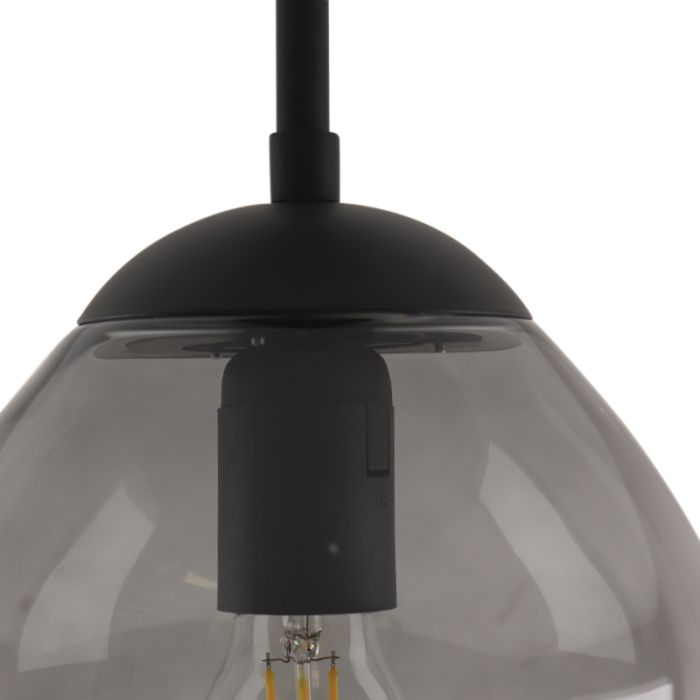 Design loftlampe grå, Sedef