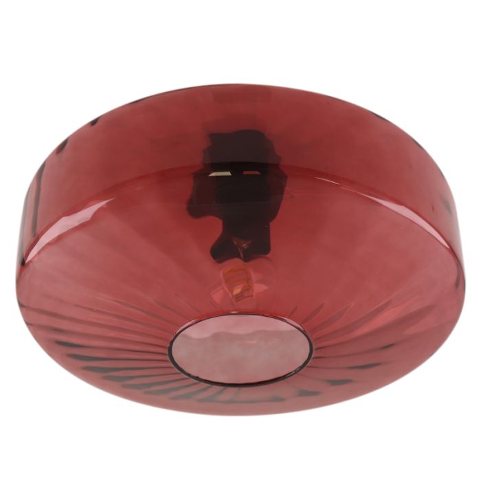 Design loftlampe rød, Sevda