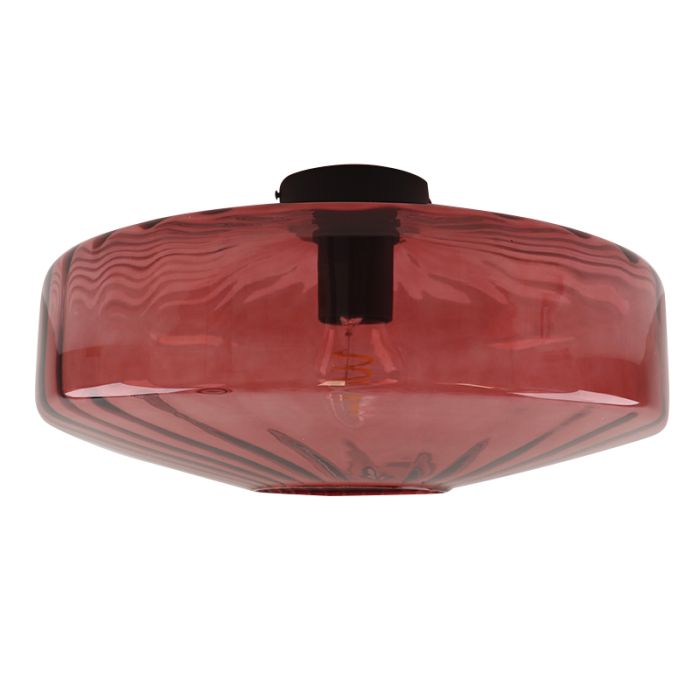 Design loftlampe rød, Sevda