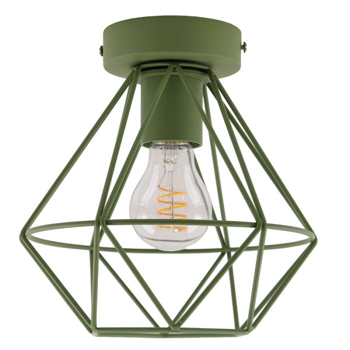Industri loftlampe grøn, Jochem
