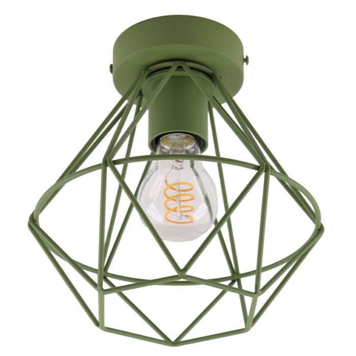 Industri loftlampe grøn, Jochem