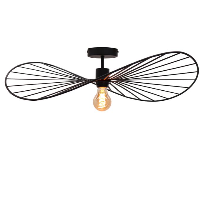 Modern loftlampe sort, Jolinda