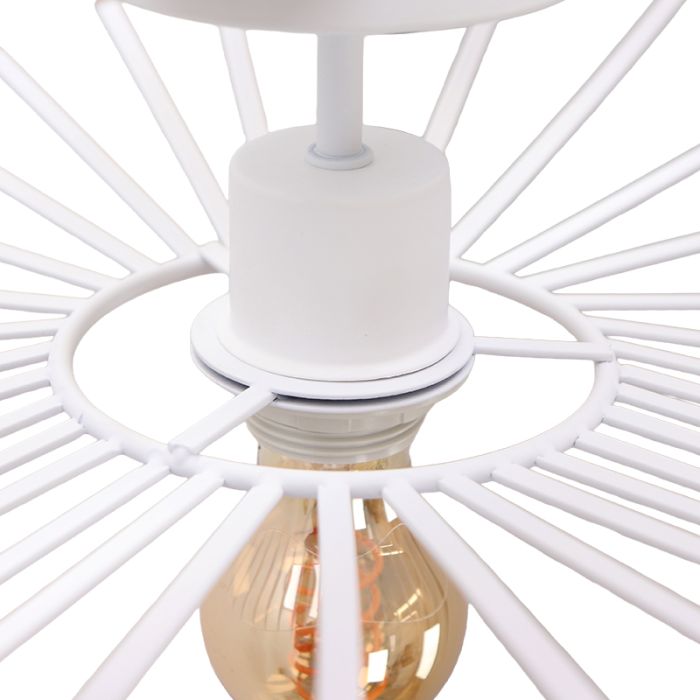 Modern loftlampe hvid, Jolinda