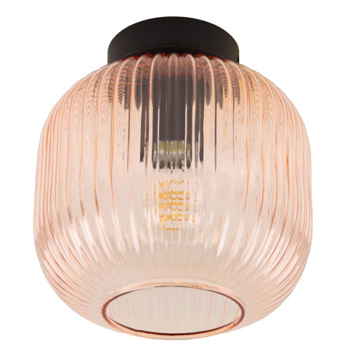 Design loftlampe lyserød, Charlois