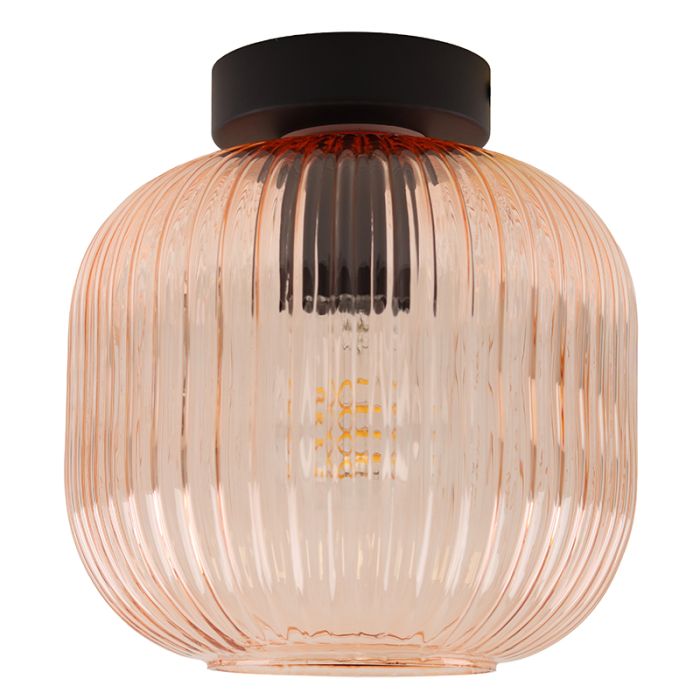 Design loftlampe lyserød, Charlois