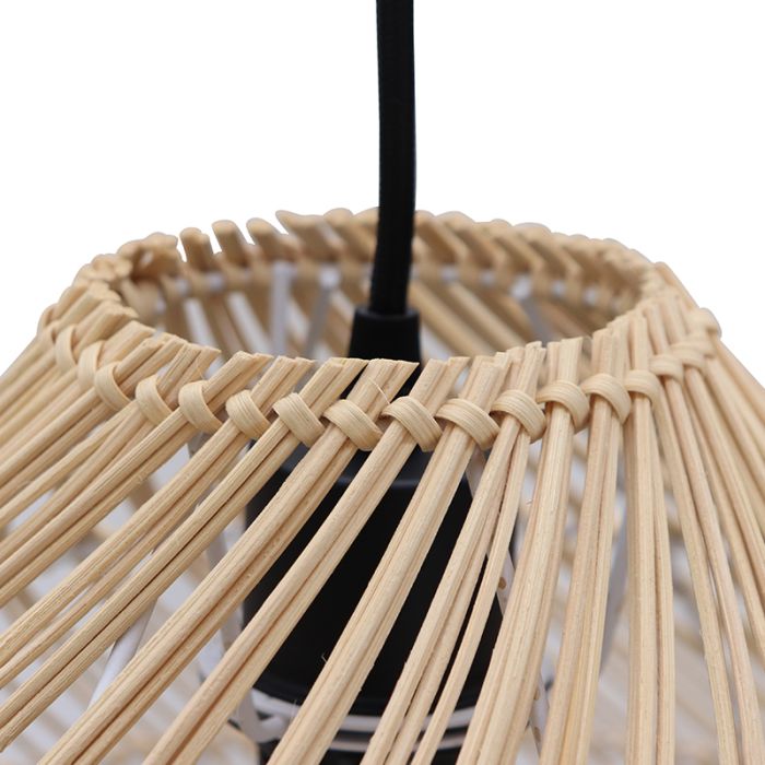 Rattan pendler lampe brun, Marcia