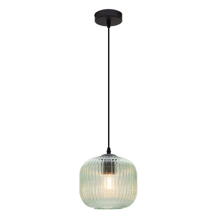 Design pendler lampe grøn, Charlois