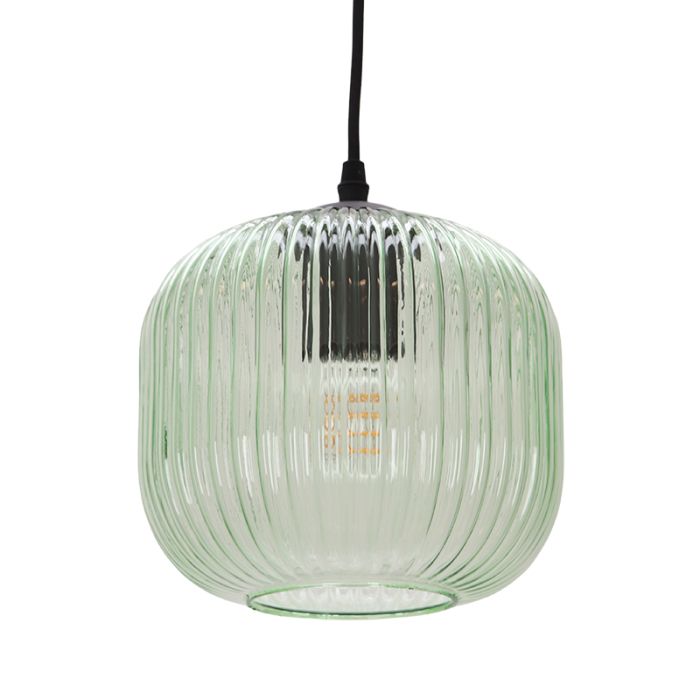 Design pendler lampe grøn, Charlois