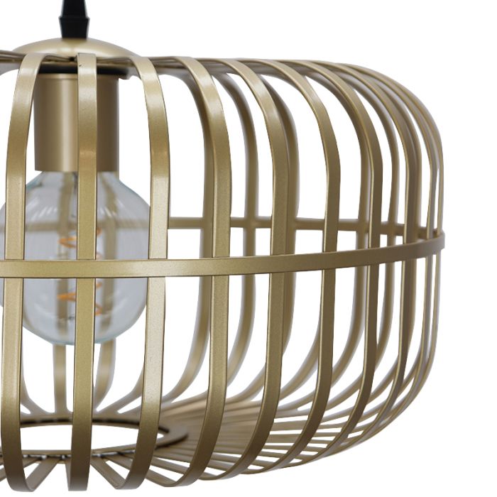 Industri pendler lampe guld, Tobi