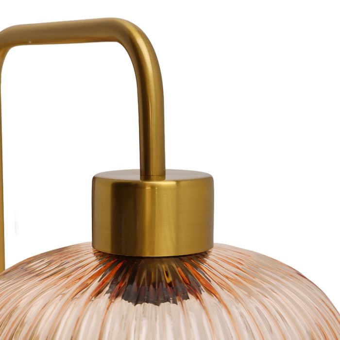 Design væglampe lyserød, Charlois