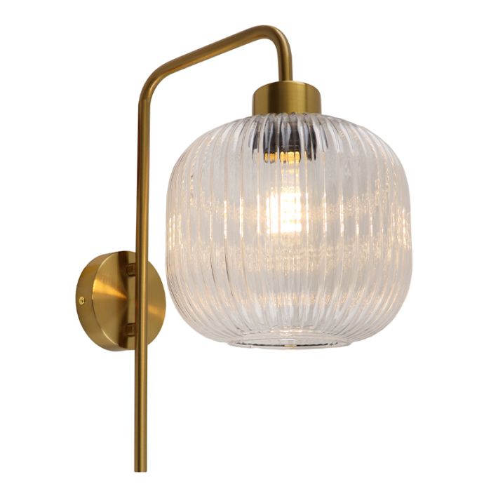 Design væglampe gennemsigtig, Charlois