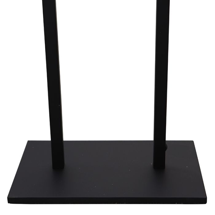 Industri gulv lampe sort, Tonia, med brytare