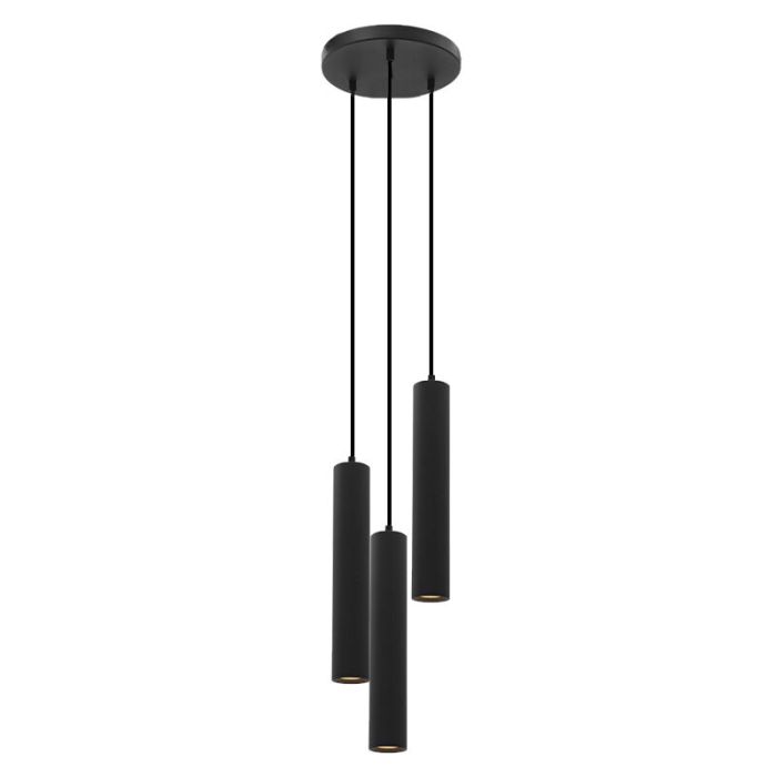 Modern pendler lampe sort, Nadi