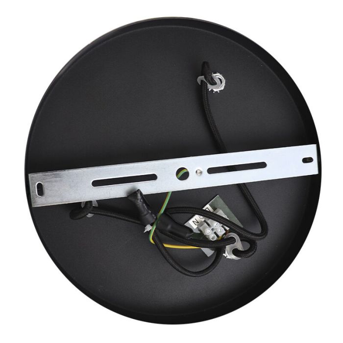 Modern pendler lampe sort, Nadi