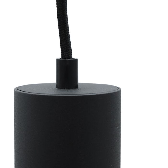 Modern pendler lampe sort, Nadi