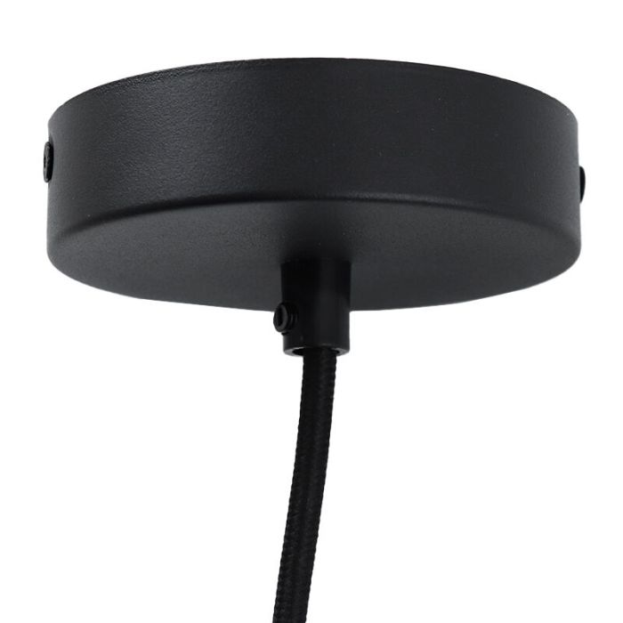 Modern pendler lampe sort, Nadi
