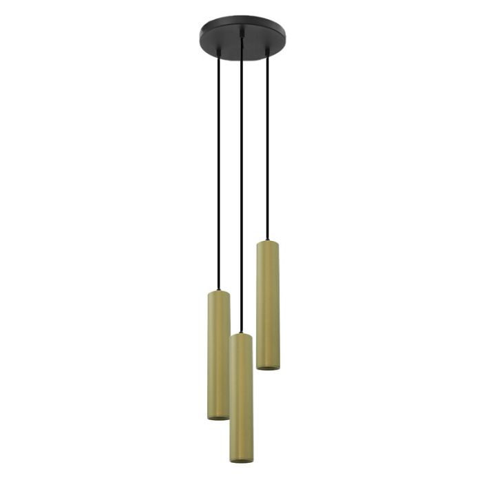 Modern pendler lampe messing, Nadi