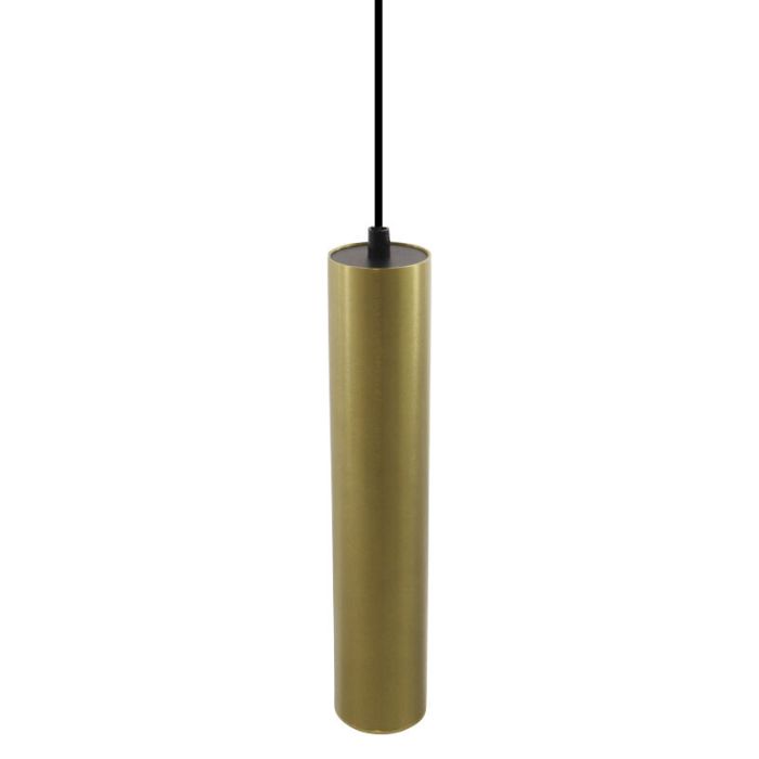 Modern 1-faset lampe på lyseskinne messing, Nadi