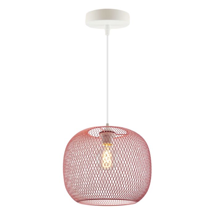 Industri pendler lampe lyserød, Emado
