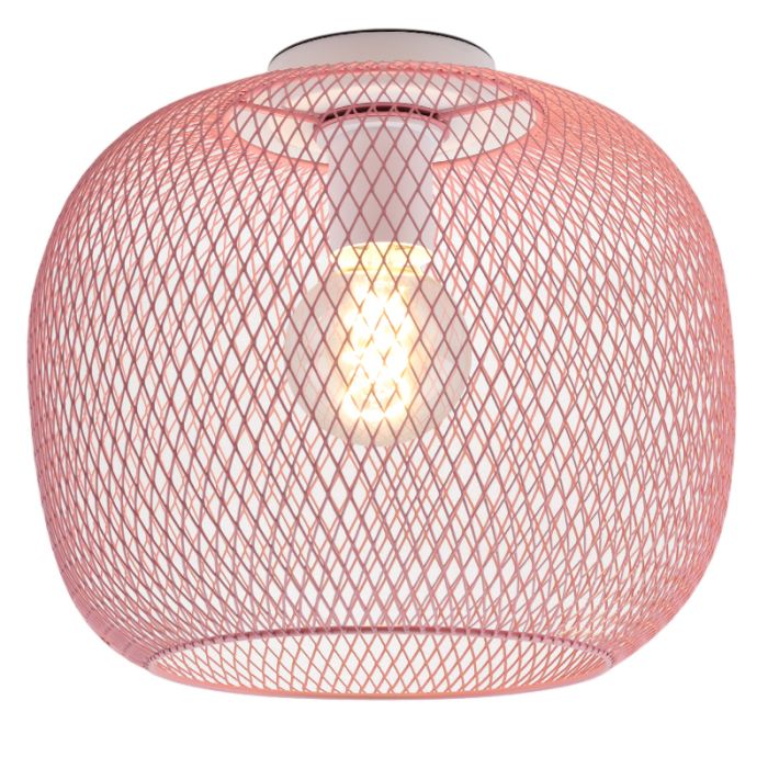 Industri loftlampe lyserød, Emado