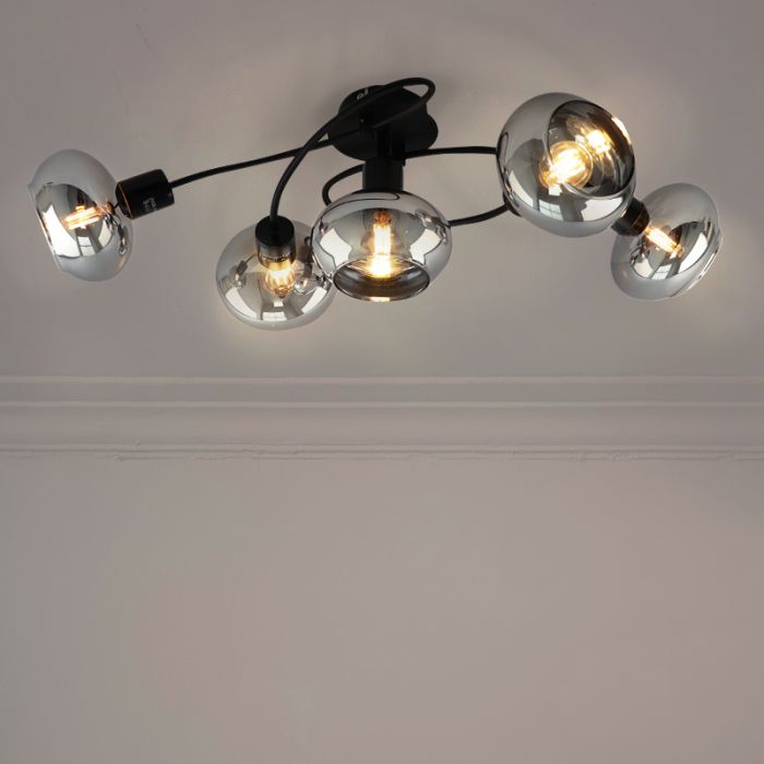 Design loftlampe sort, Skip
