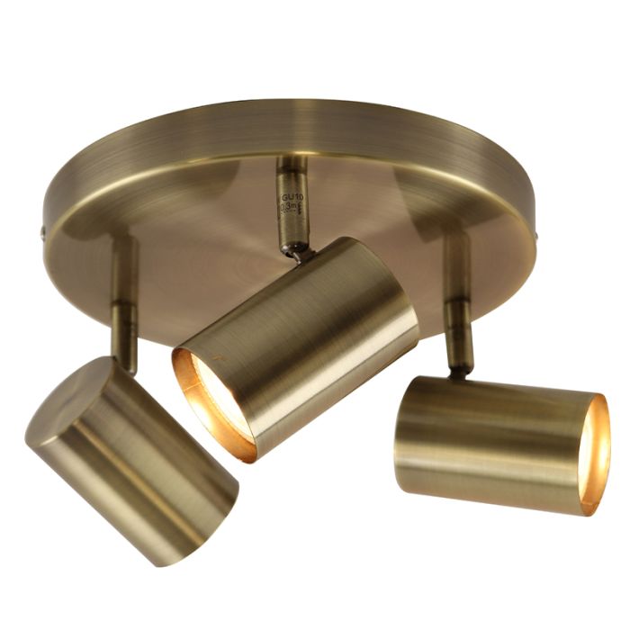 Modern loftlampe bronze, Elena