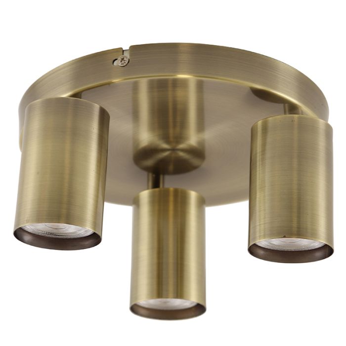 Modern loftlampe bronze, Elena