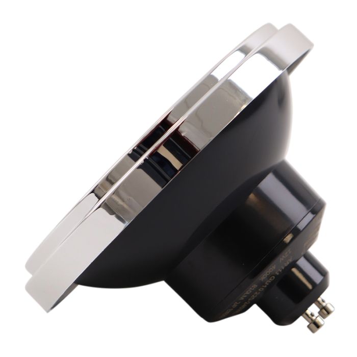 Dimmbare Olucia GU10 (AR111) LED lampe Clint, sort, 12W, 4000K